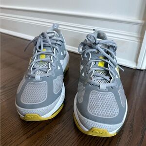Nike Air Max Gray and Yellow Sneakers